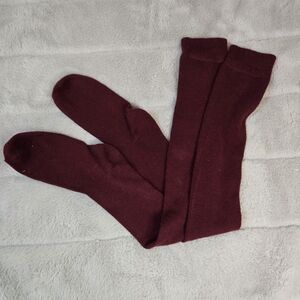 Burgundy Women's Socks